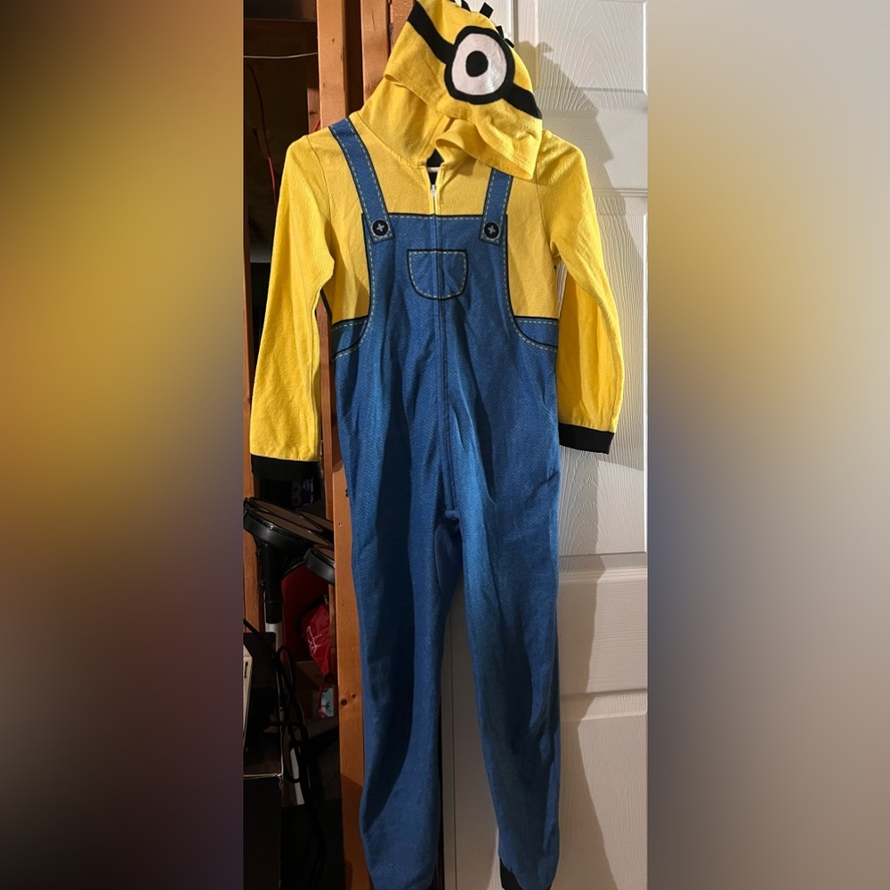 Kids Blue and Yellow Overalls MINION onesie